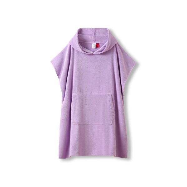 Kid's 380gsm Cotton hooded towel with kangaroo pocket Thumbnail